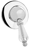 Смеситель для душа Cezares Vintage хром, ручка Swarovski