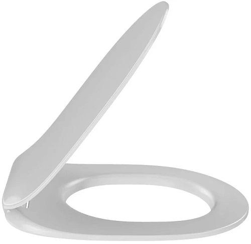 Крышка-сидение с микролифтом Jacob Delafon Cleo белое - фото 3