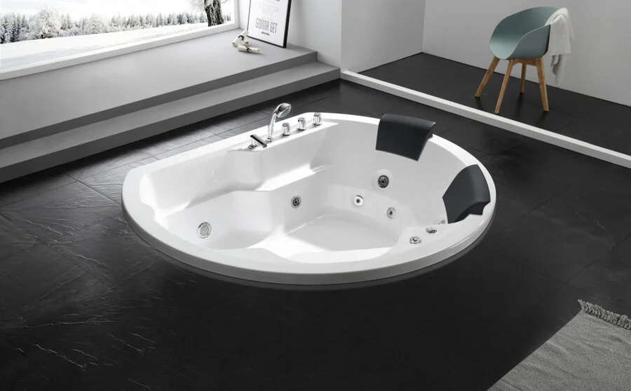 Акриловая ванна Gemy G9053 (детальная фотография), круглые