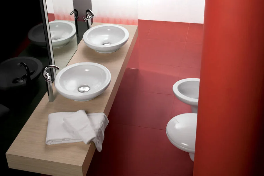 Раковина накладная Hatria Sculture Y0MU01 50х50 см (детальная фотография), накладные (на столешницу), пристенные