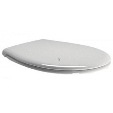 Крышка-сиденье GSI Classic soft-close белое, фурнитура хром