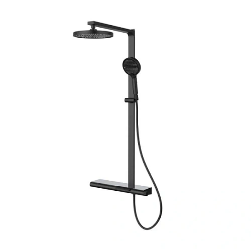 Душевая стойка Vincea Aspire черная - фото 1