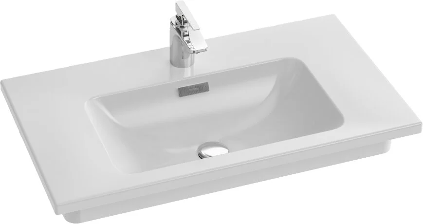 Раковина Jacob Delafon Vox 80 см белая EXAE112-00 (детальная фотография)