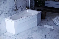 Ванна акриловая Акватек Медея 170х95 см правая с фронтальным и левым боковым экранами