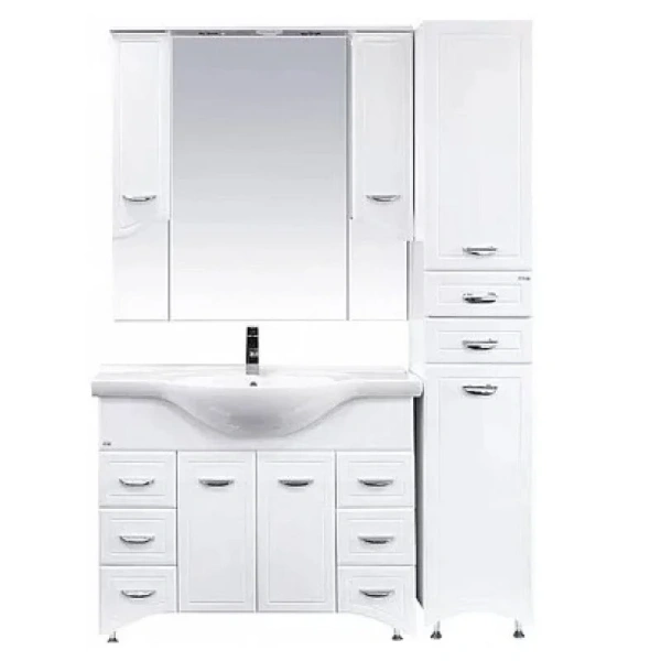 Шкаф-пенал для ванной Misty Дрея Э-Дре05035 (детальная фотография), недорого