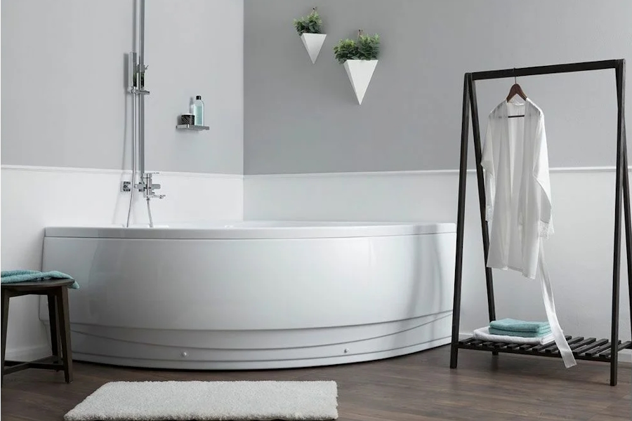 Ванна акриловая Aquanet Santiago 160х160 00204034 (детальная фотография), угловые