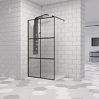 Душевая перегородка RGW Walk In WA-111B 70 см профиль черный