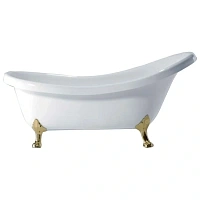 Ванна акриловая Knief Victorian 0100-061-01 174,5 х 83 см с 4-мя латунными ножками лапа льва