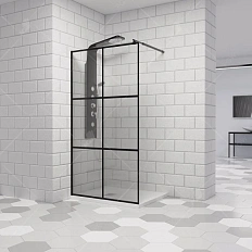 Душевая перегородка RGW Walk In WA-111B 70 см профиль черный