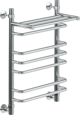 Полотенцесушитель водяной Ника Quadro 60x40 см хром