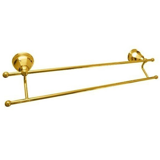 Полотенцедержатель двойной для ванной, античное золото, Nicolazzi Teide 1498AG05 (детальная фотография)