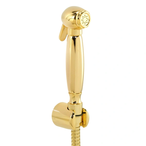 Гигиенический душ с держателем и шлангом Migliore Karina золото 20107 (детальная фотография)