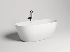 Ванна из искусственного камня Salini Sofia 165x75 см белая глянцевая