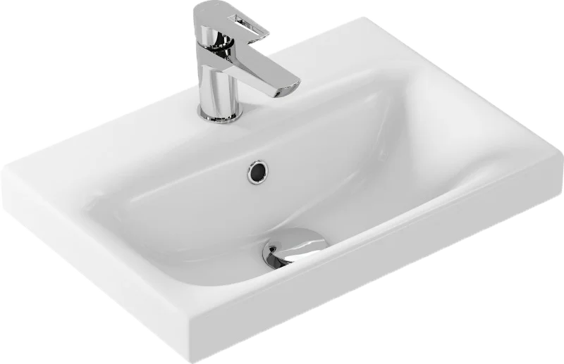 Раковина Cersanit Moduo Slim 50 см прямоугольная S-UM-MOD50SL/1 (детальная фотография)