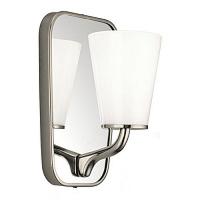 Светильник с зеркалом для ванной, фурнитура никель, Devon&Devon Twinkle