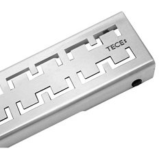 Решётка для слива из нержавеющей стали, 80 см, цвет хром, Tece TECEdrainline drops 600840