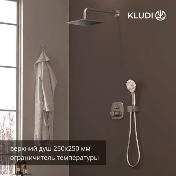 Душевой комплект Kludi Ameo хром 418310575 (детальная фотография), комплекты index_1
