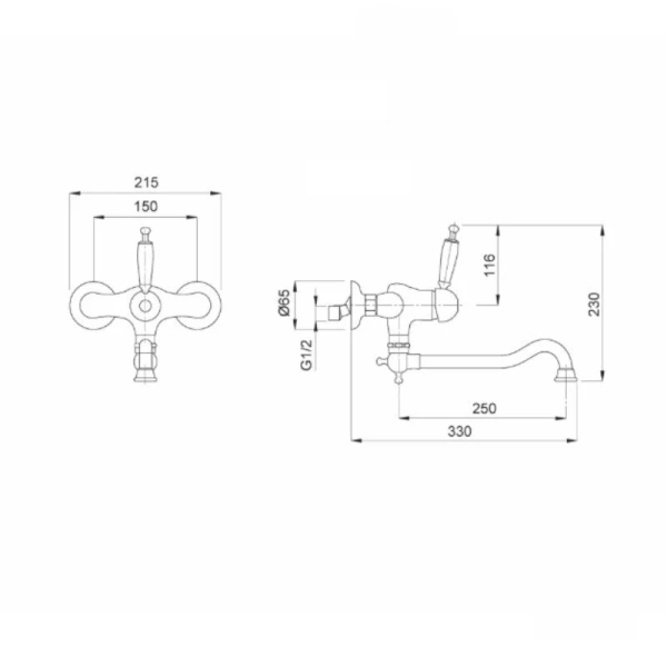 Смеситель для кухни Migliore Oxford бронза 18196 (детальная фотография), для кухни