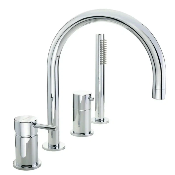 Смеситель для ванны Migliore Fortis хром 31556 (детальная фотография), современные, hi-tech