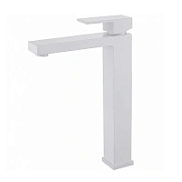 Смеситель для раковины Abber Daheim белый матовый