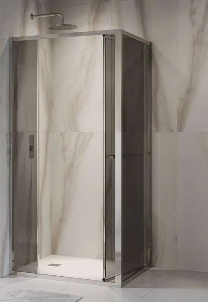 Душевой уголок RGW Leipzig LE-45 100х90 см профиль хром стекло прозрачное 77124509-11 (детальная фотография)