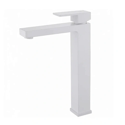 Смеситель для раковины Abber Daheim белый матовый - фото 3