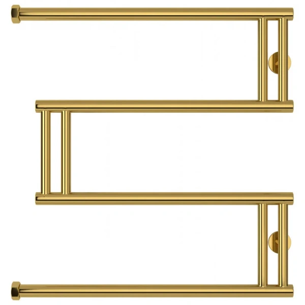 Полотенцесушитель водяной Сунержа High-Tech+ 60х60 см золото 03-4050-6060 (детальная фотография)