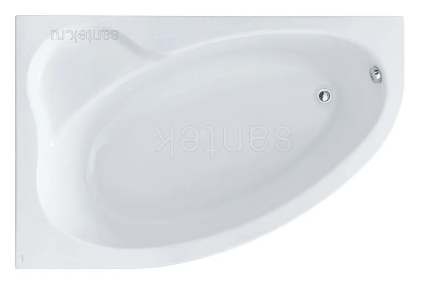 Ванна акриловая Santek Эдера 170х110 левосторонняя (детальная фотография)