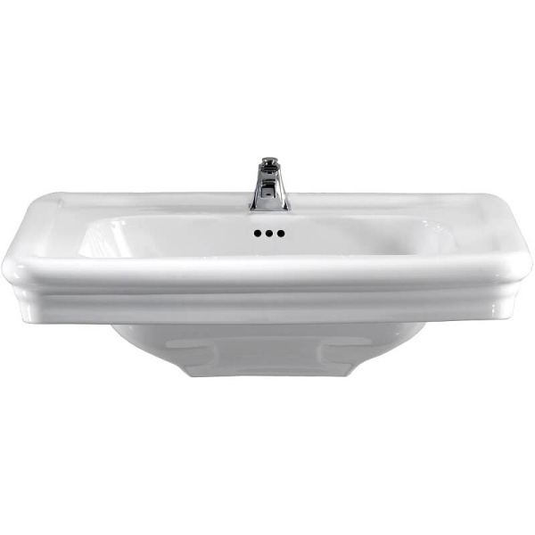 Раковина 70х53см, смеситель на 1 отверстие, цвет белый, Devon&Devon Etoile IBLG(1)FET (детальная фотография)