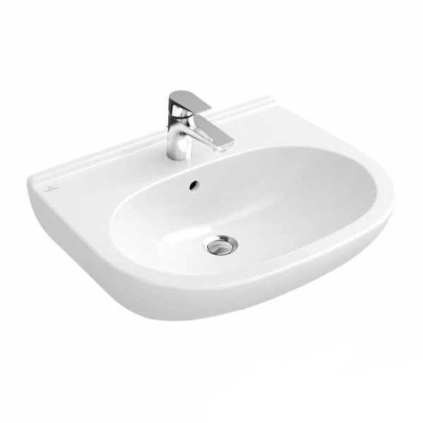 Раковина Villeroy & Boch O.novo 55 см альпийский белый, без покрытия 51605501 (детальная фотография)