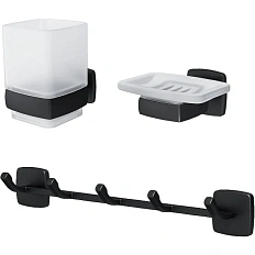 Набор аксессуаров для ванной Am.Pm Gem черный