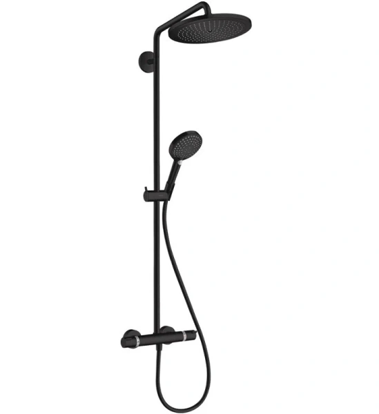 Душевая стойка Hansgrohe Croma Select S черный матовый 26890670 (детальная фотография)