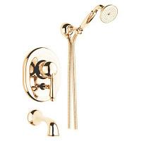 Смеситель для ванны, английское золото, Nicolazzi Cinquanta