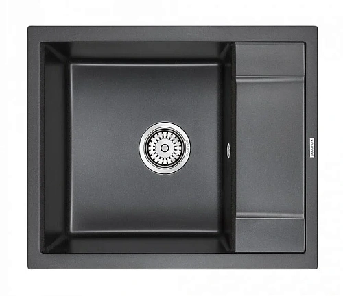 Мойка для кухни Paulmark Optimum 60 см черная - фото 2
