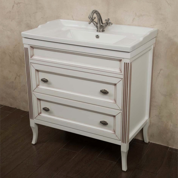 Мебель для ванной La Beaute Vivien BVI80C (детальная фотография), классика, ретро, в стиле прованс