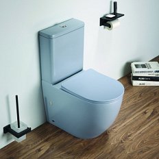 Унитаз компакт Ceramalux NС голубой матовый