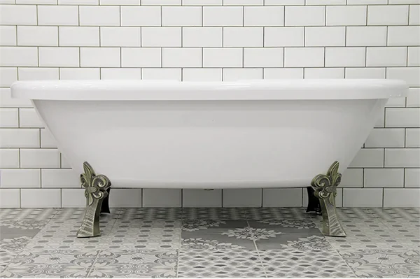 Ванна акриловая Радомир Леонесса 1, 175 х 80 см на ножках Лилия, 1-01-4-0-9-138, слив-перелив, белая, бронза (детальная фотография), овальные