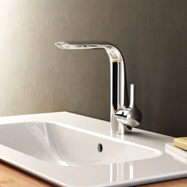 Смеситель для раковины Ideal Standard Melange с высоким изливом A6041AA (детальная фотография), хром