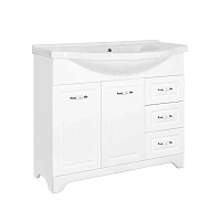 Тумба под раковину напольная Style Line Олеандр-2 96 см белая