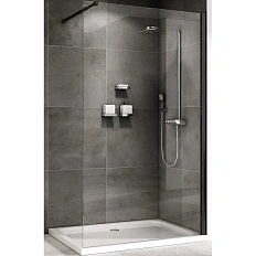 Душевая перегородка Abber Immer Offen 120 см стекло прозрачное