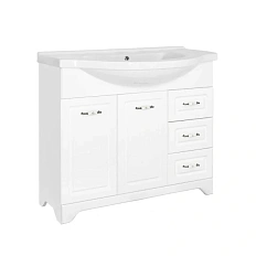 Тумба под раковину напольная Style Line Олеандр-2 96 см белая