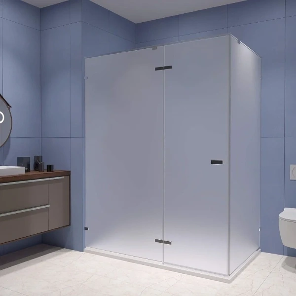 Душевой уголок RGW Stilvoll SV-040 100x80 см профиль хром, стекло матовое 353204008-21 (детальная фотография)