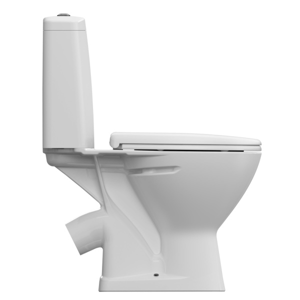 Унитаз компакт Cersanit Just белый 64073 (детальная фотография), с бачком