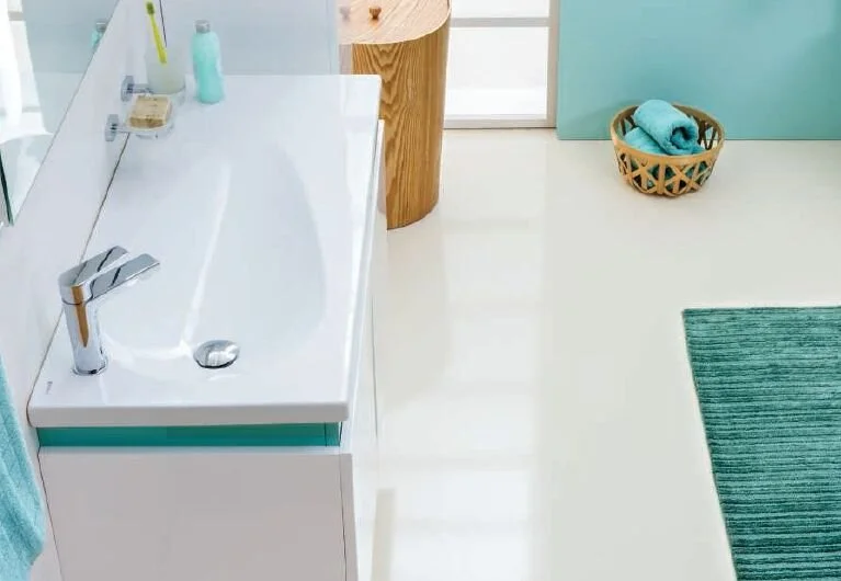 Раковина Creavit Trump 120 см белая TP120-00CB00E-0000 (детальная фотография), подвесные, встраиваемые (в столешницу), пристенные