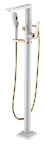 Смеситель для ванны Boheme Venturo белый/золото 389-W (детальная фотография)