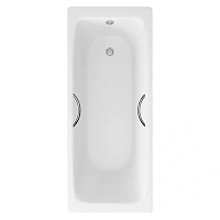 Ванна чугунная Delice Biove 170x75 с ручками