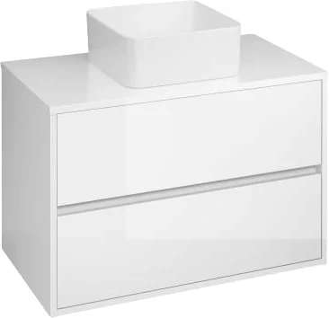 Раковина Cersanit Crea 35 см белая 64753 (детальная фотография), белые