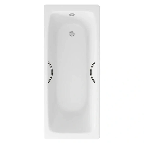 Ванна чугунная Delice Biove 170x75 с ручками - фото 1