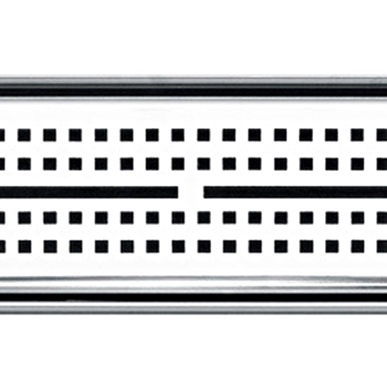 Решетка Tece TECEdrainline quadratum 100 см нержавеющая сталь глянец 601050 (детальная фотография)
