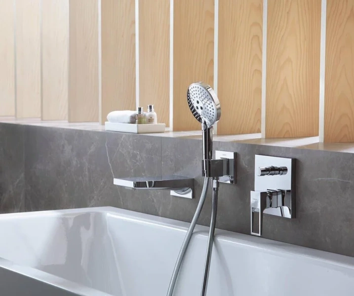 Смеситель для ванны Hansgrohe Metropol 74546000 (детальная фотография), современные, hi-tech